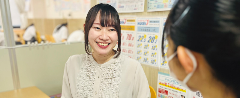 先生と生徒の写真